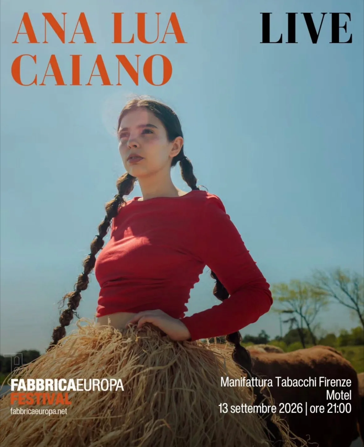 Locandina Ana Lua Caiano Live 2026 a Firenze (Firenze)
