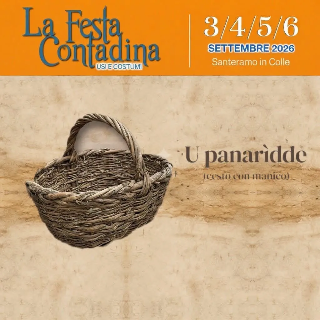 Locandina La Festa Contadina 2026 USI E COSTUMI a Santeramo in Colle (Bari)
