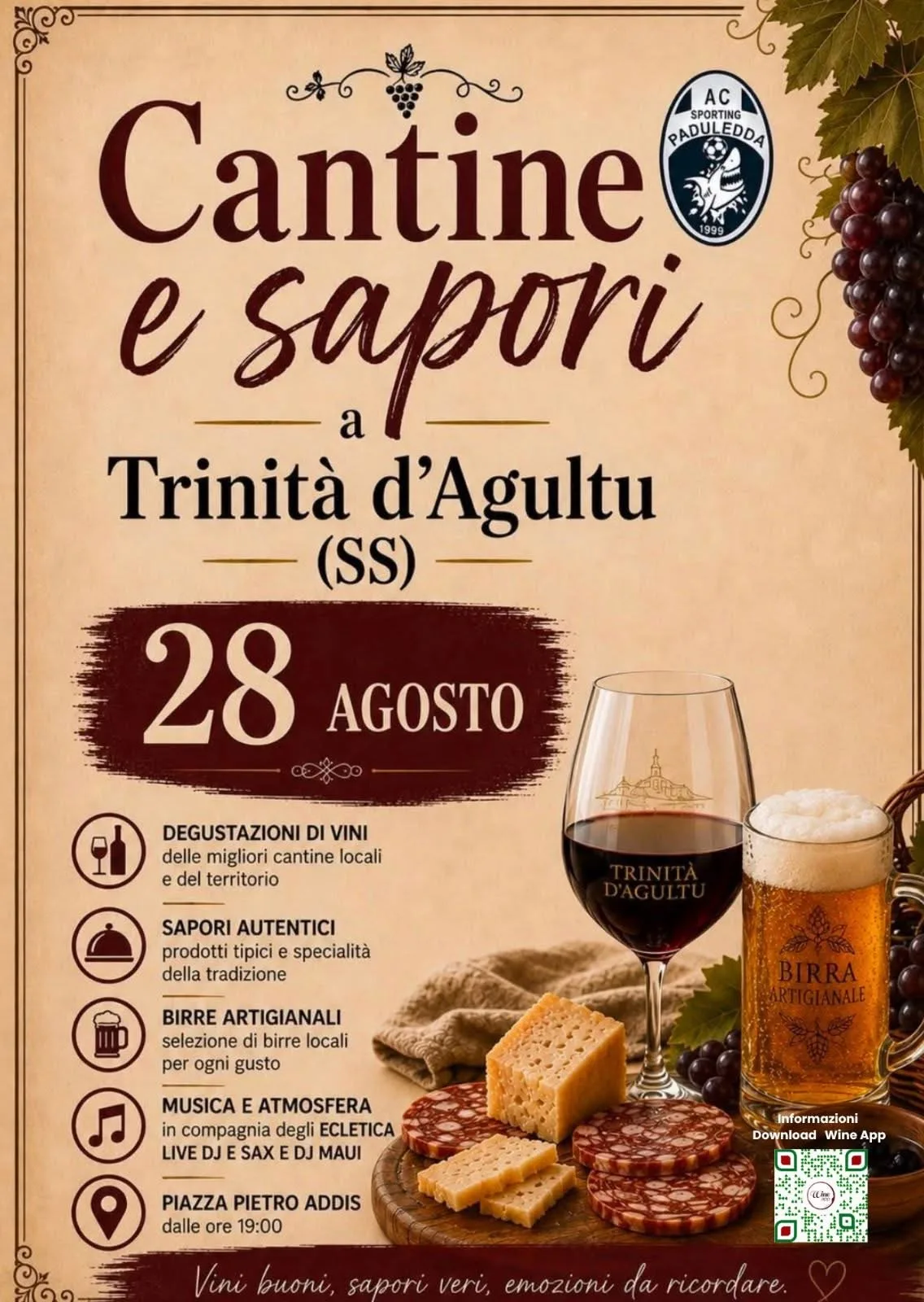Locandina Cantine e Sapori a Trinità d’Agultu 2026 a Trinità d'Agultu (Sassari)