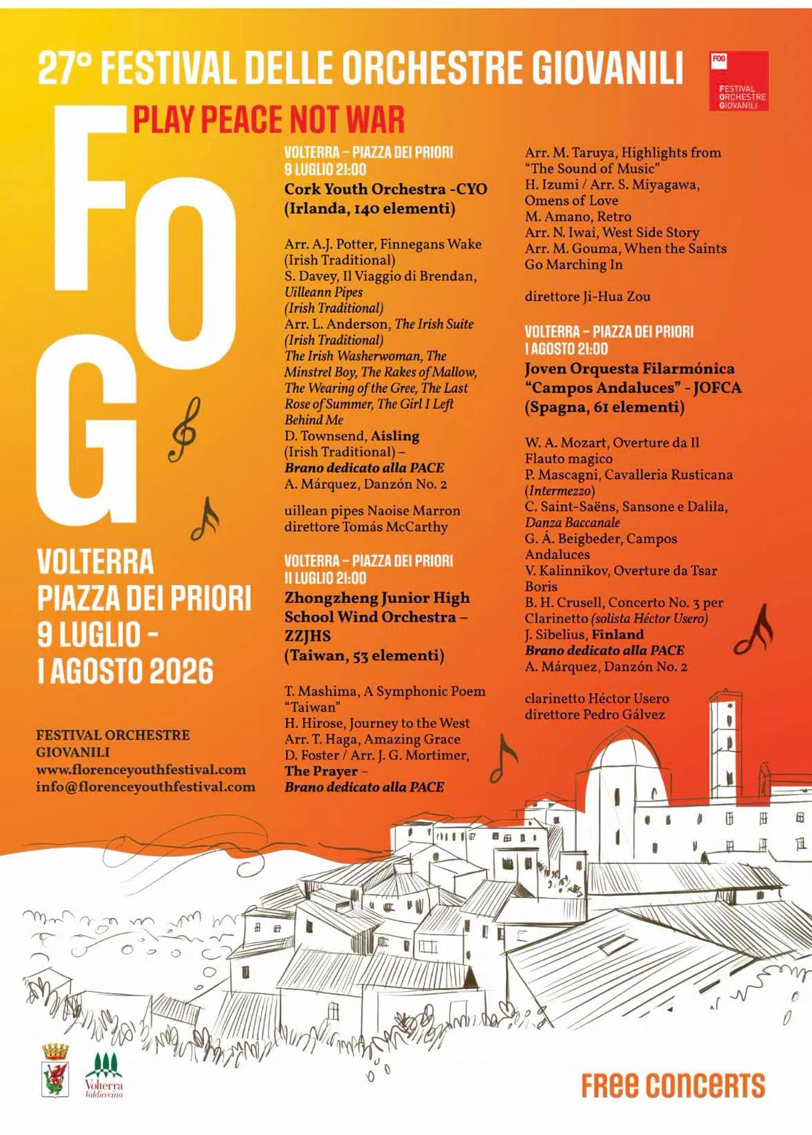 27° Festival delle Orchestre Giovanili 2026
