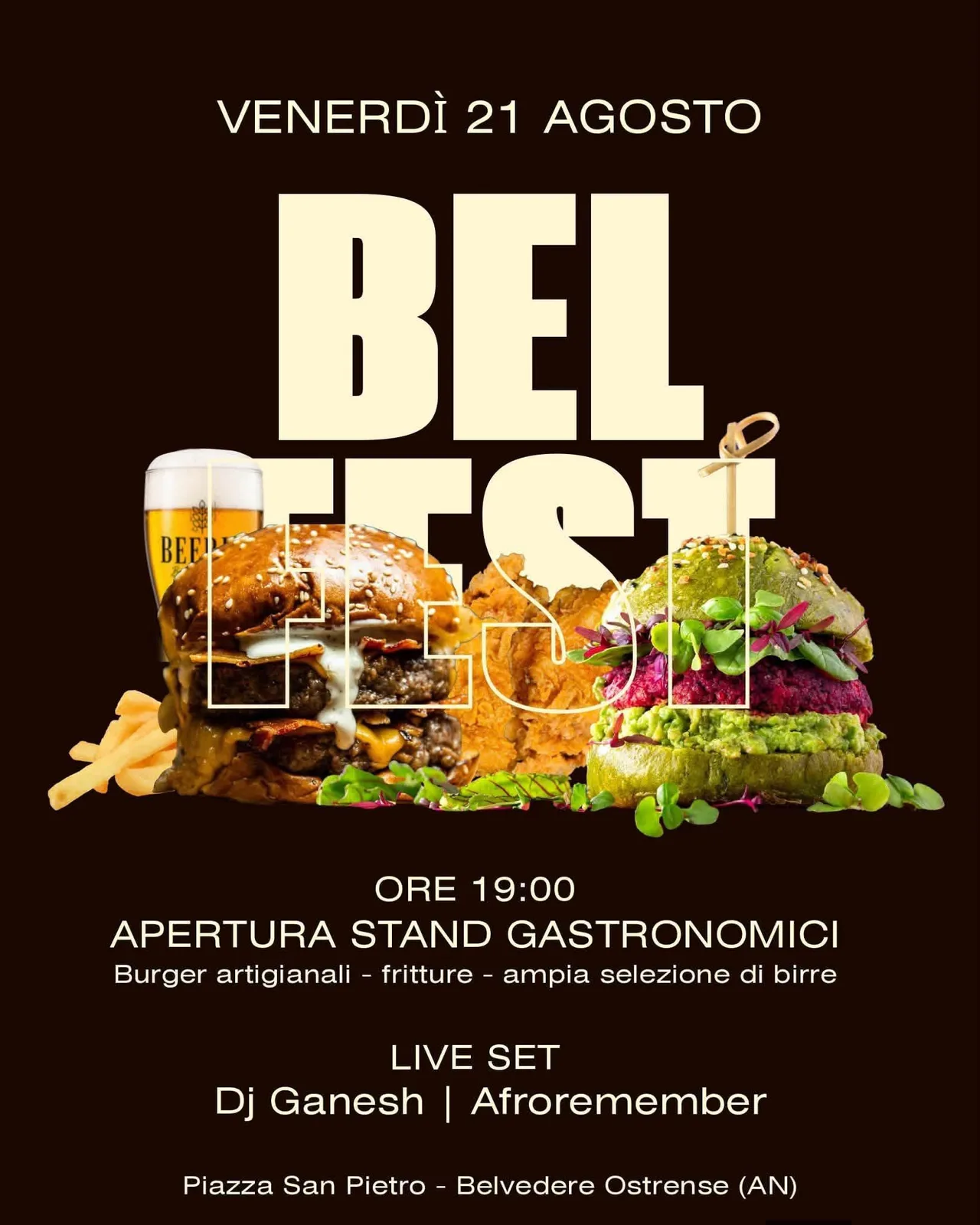Locandina Bel Fest 2026 a Belvedere Ostrense (Ancona)