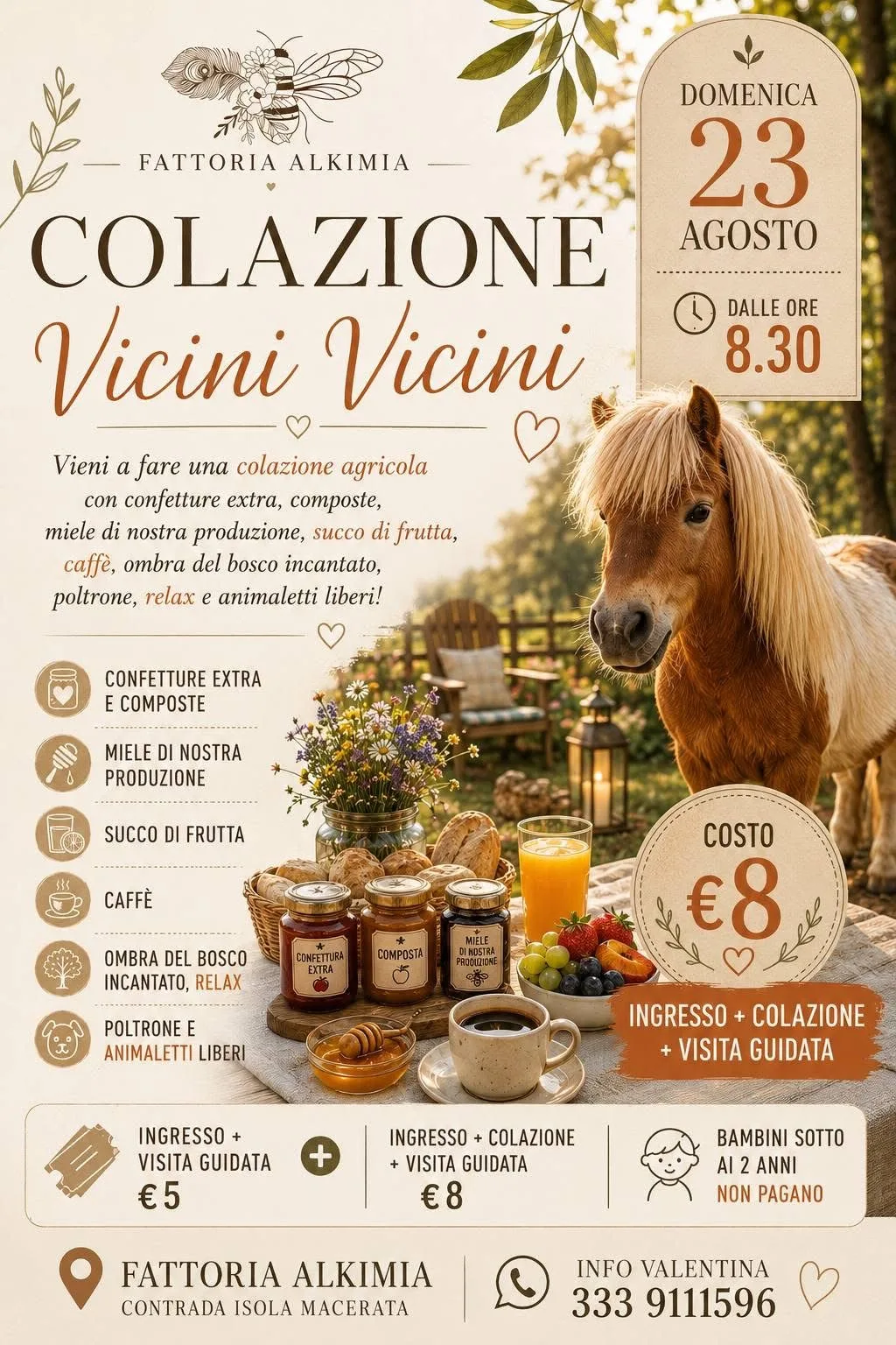 Locandina Colazione Vicini Vicini 2026 a Macerata (Macerata)