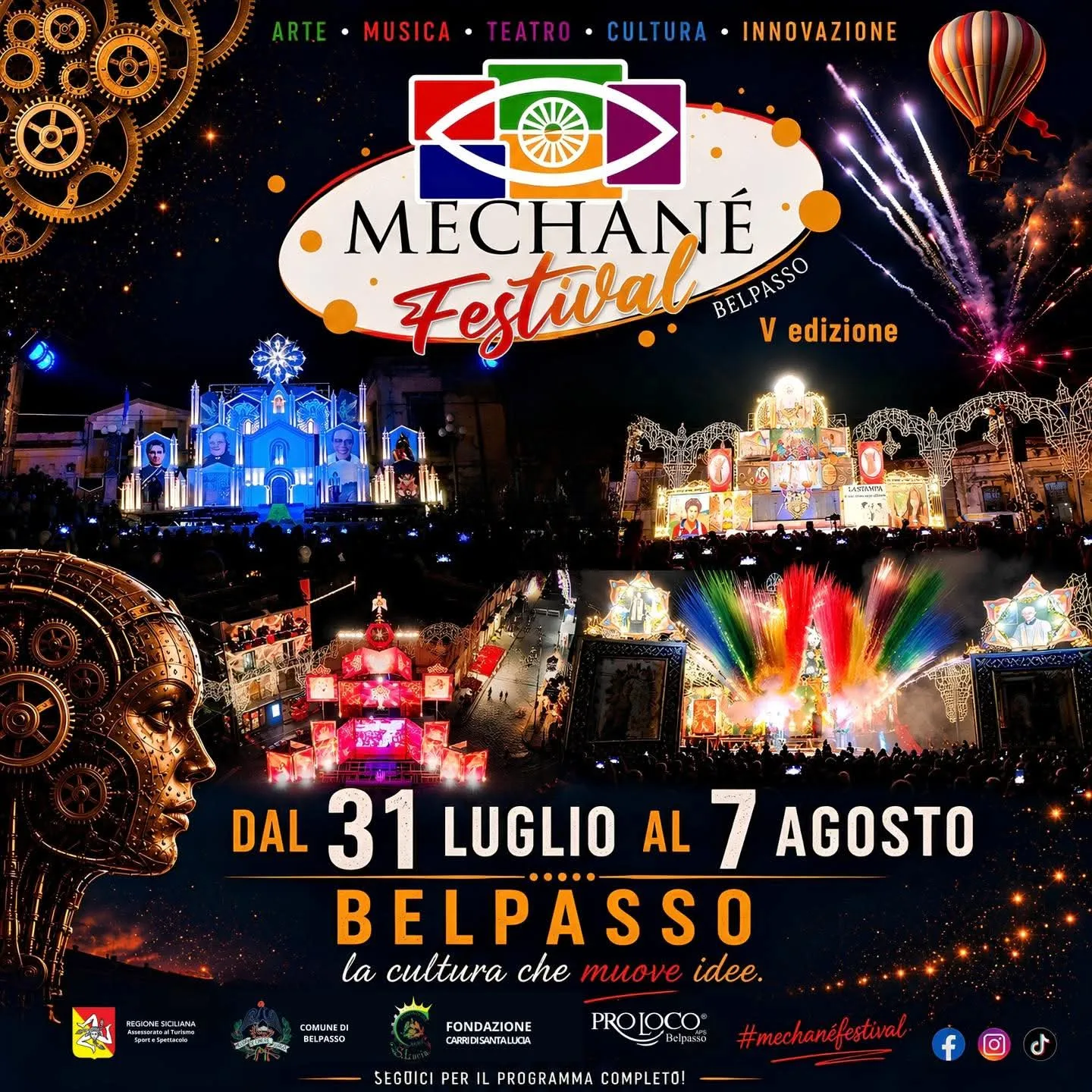 Locandina Mechané Festival — 5ª edizione 2026 a Belpasso (Catania)