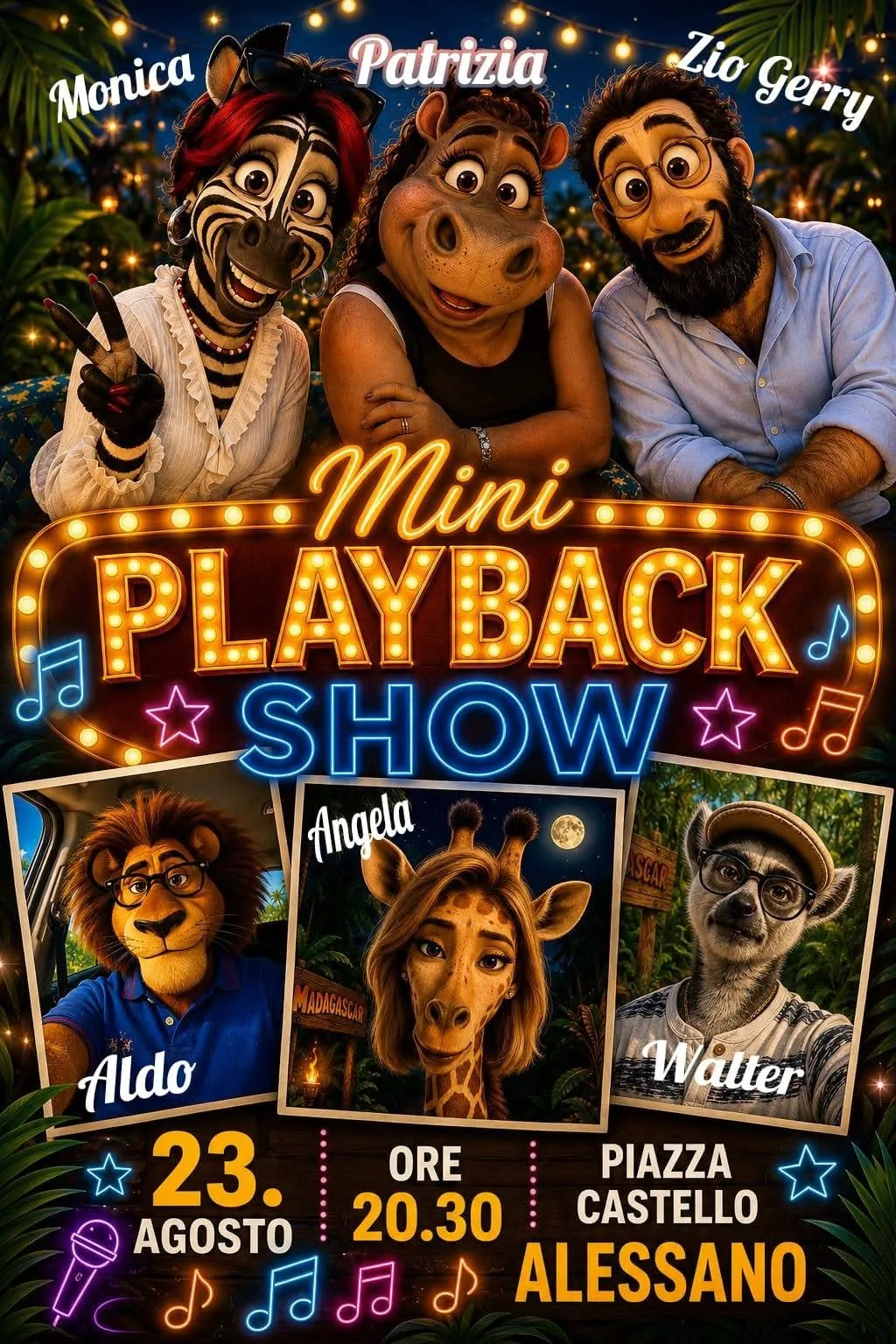 Locandina Mini Playback Show 2026 ad Alessano a Alessano (Lecce)