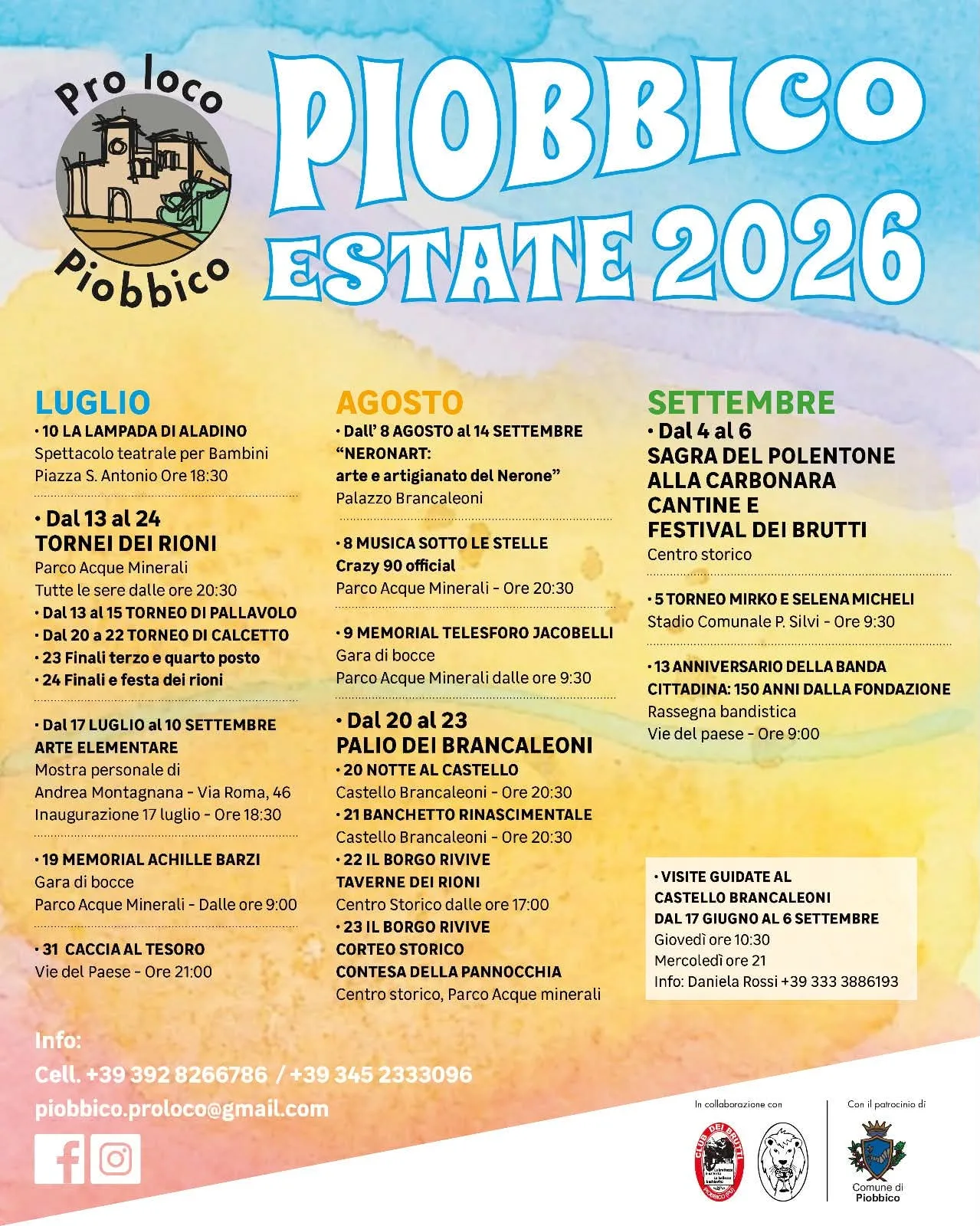 Locandina Sagra del Polentone alla Carbonara 2026 a Piobbico (Pesaro e urbino)