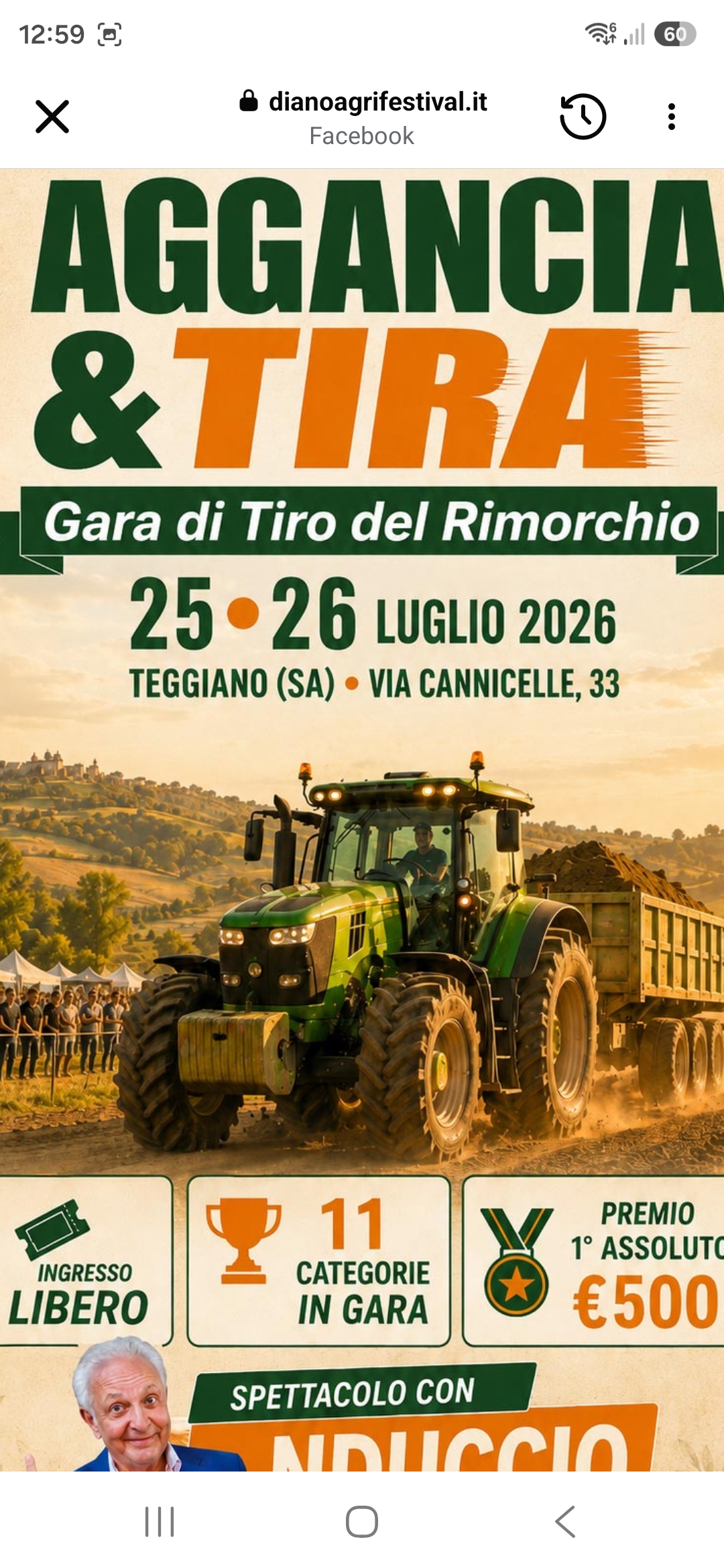 Locandina Aggancia e Tira 2026 a Teggiano (Salerno)