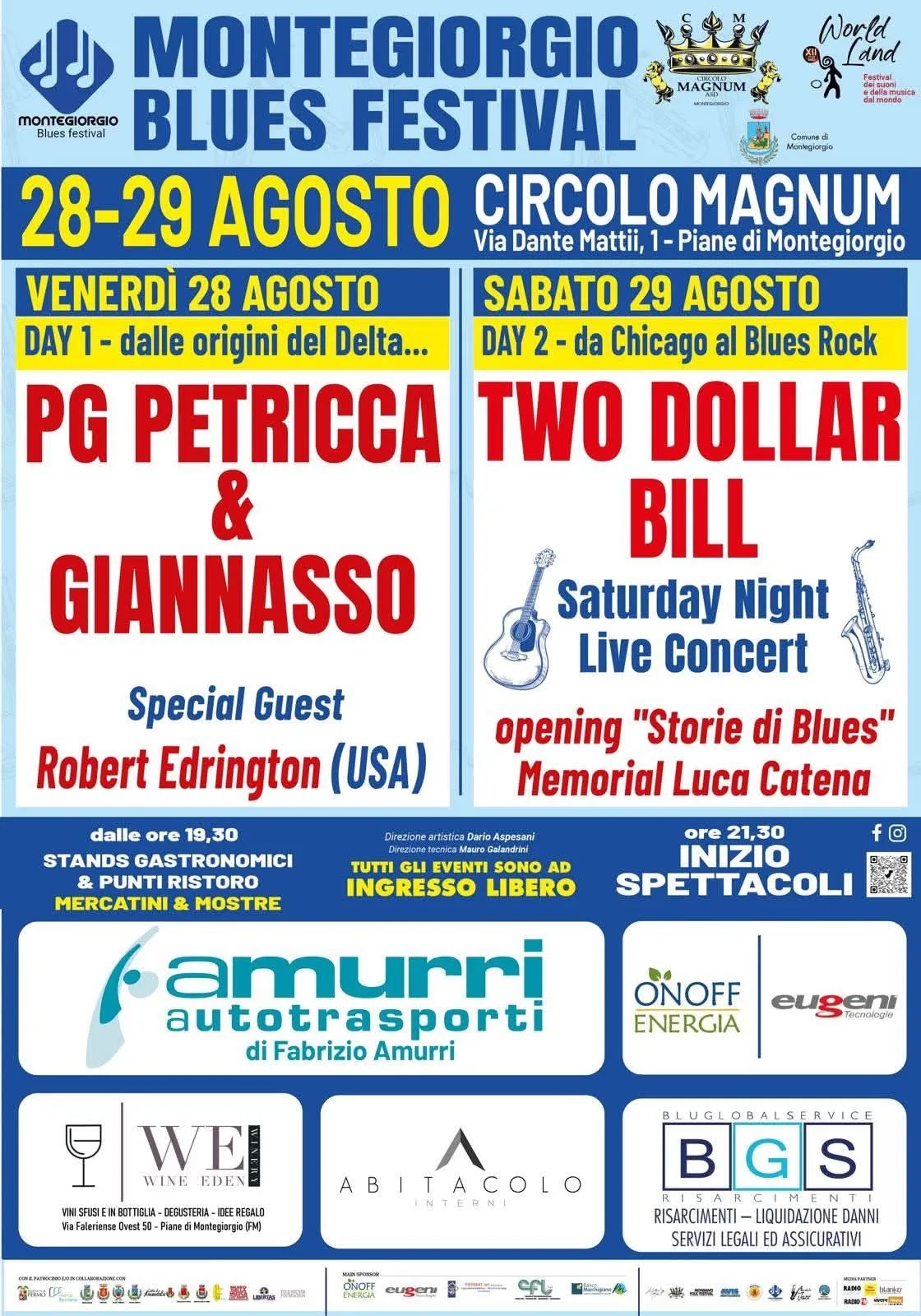 Locandina Montegiorgio Blues Festival 2026 a Montegiorgio (Fermo)