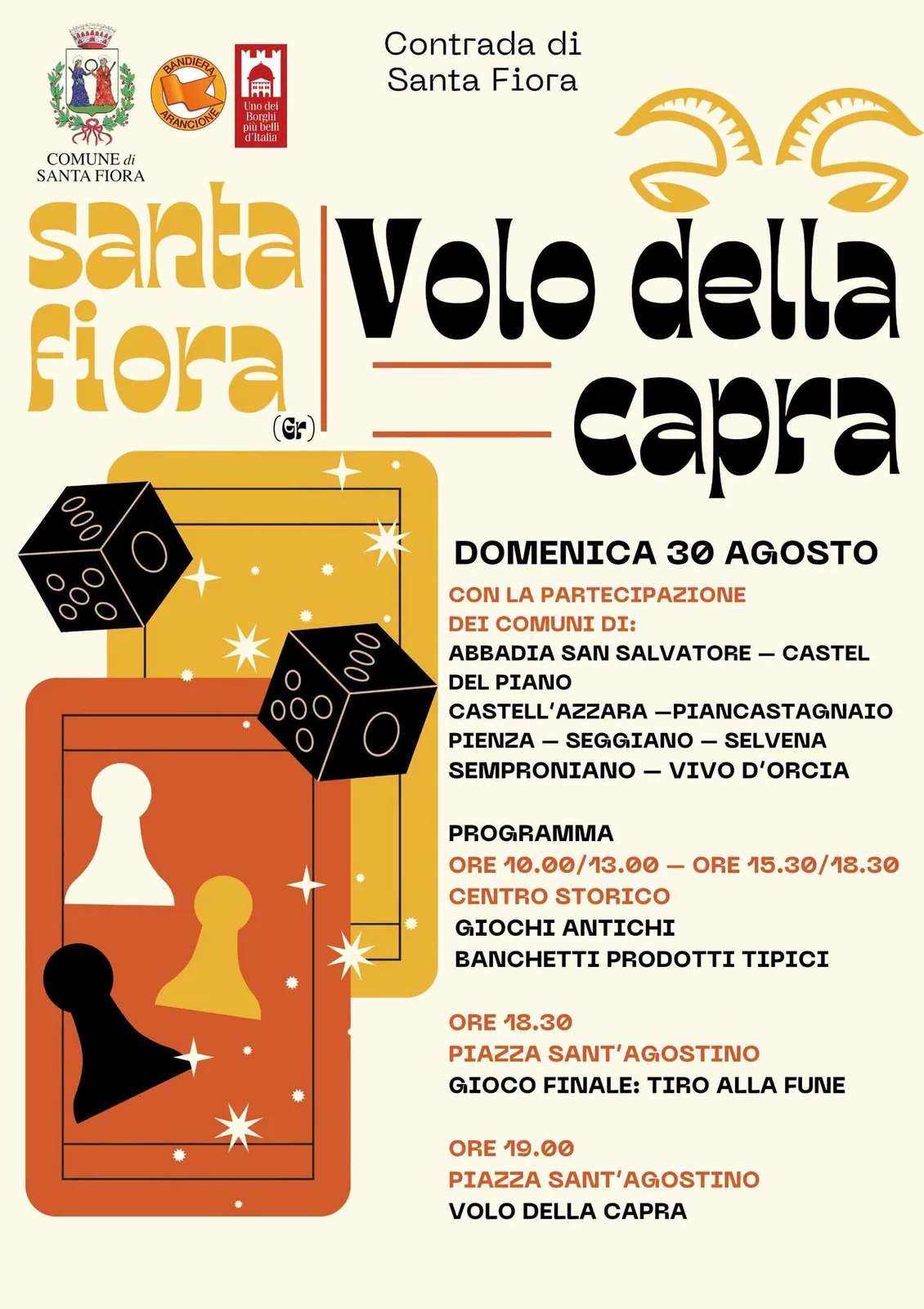 Locandina Volo della Capra Santa Fiora 2026 a Santa Fiora (Grosseto)