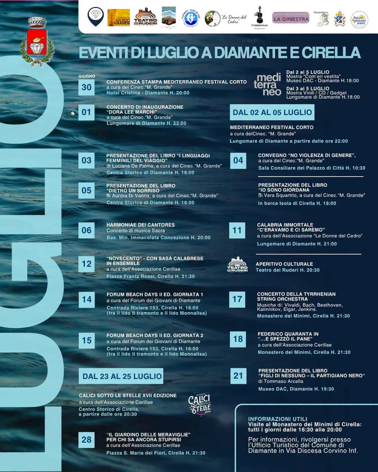 Locandina Mostra Vinili/CD/Gadget 2026 a Diamante (Cosenza)