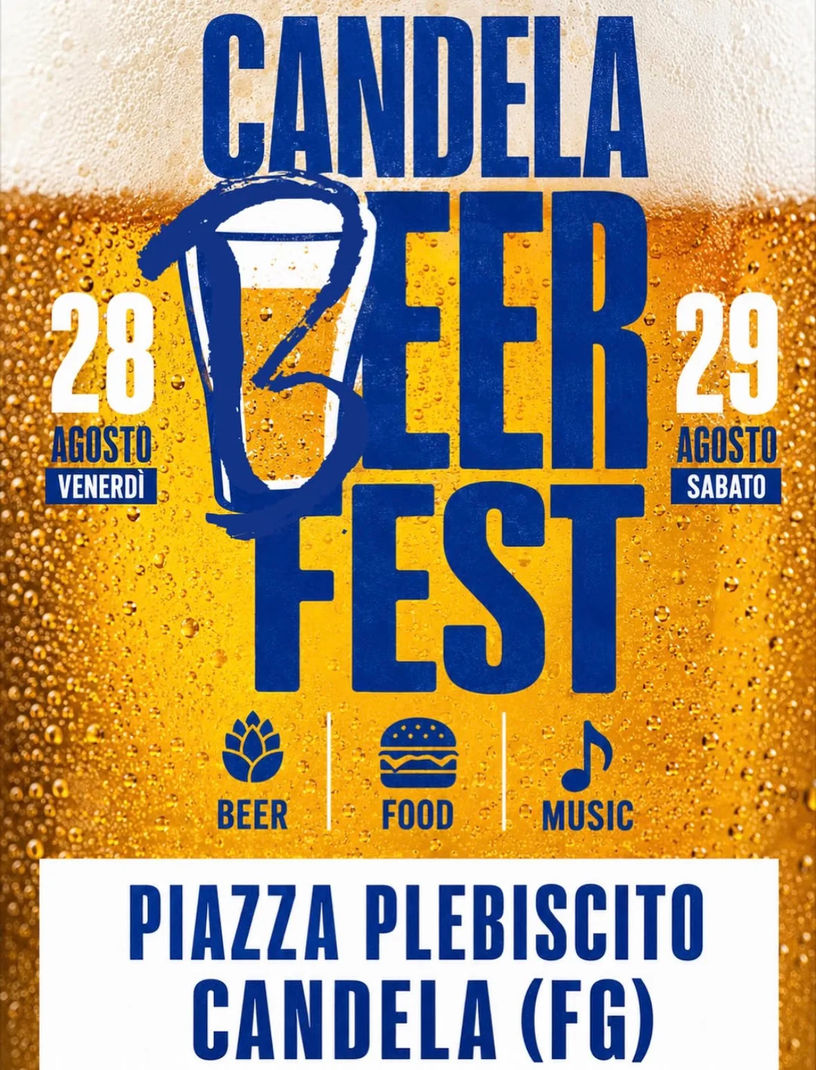Locandina Candela Beer Fest 2026 a Candela (Foggia)