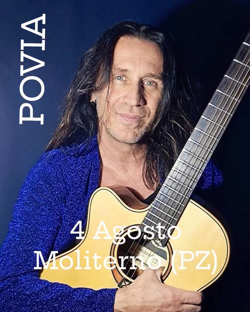 Locandina Concerto di Povia 2026 a Moliterno (Potenza)