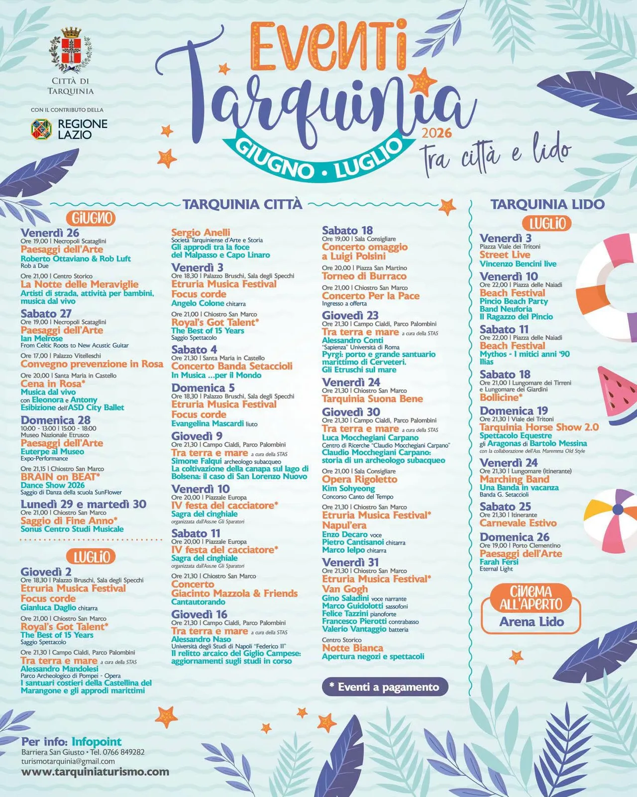Locandina Tra terra e mare: Falqui — La canapa sul lago di Bolsena 2026 a Tarquinia (Viterbo)