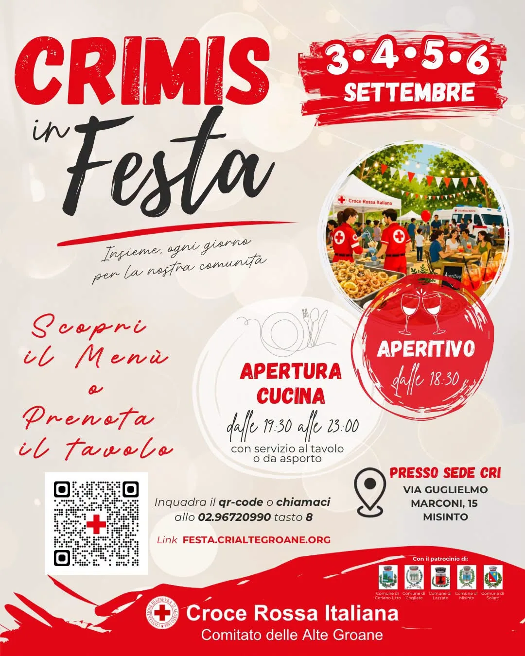 Locandina Crimis in Festa 3-6 Settembre 2026 a Misinto (Monza e della Brianza)