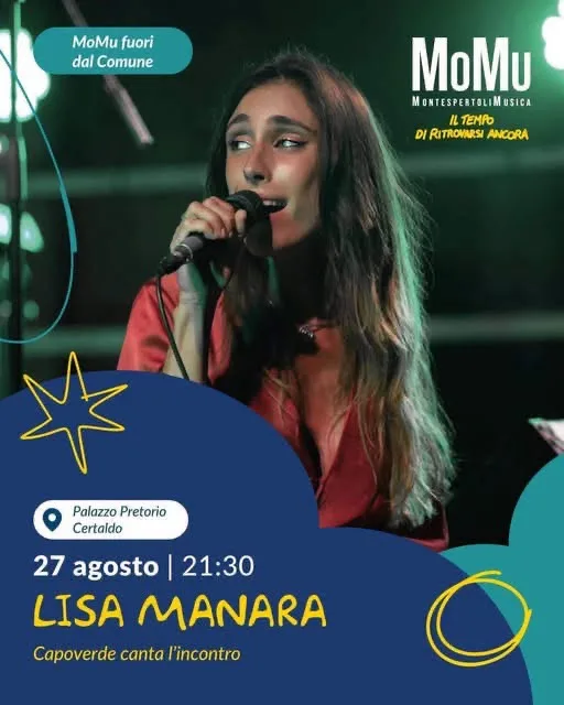 Locandina MoMu fuori dal Comune 2026 - Lisa Manara a Certaldo a Certaldo (Firenze)
