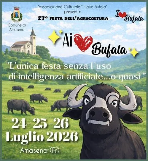 Locandina Festa dell'Agricoltura 2026 a Amaseno (Frosinone)