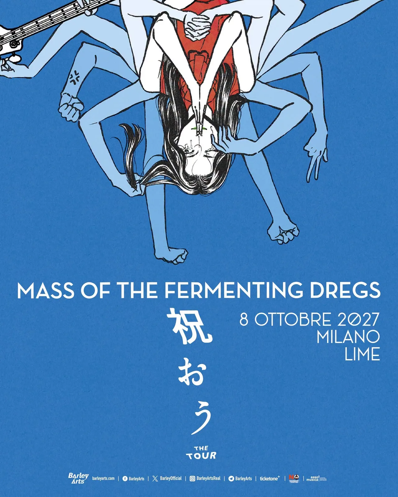 Locandina Mass of the Fermenting Dregs Tour 2027 a Milano (Milano)
