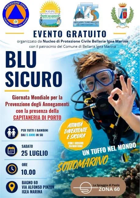 Locandina Blu Sicuro 2026 a Bellaria-Igea Marina (Rimini)