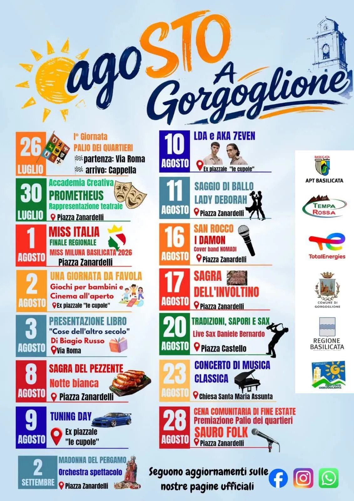 Locandina Saggio di ballo Lady Deborah 2026 a Gorgoglione (Matera)
