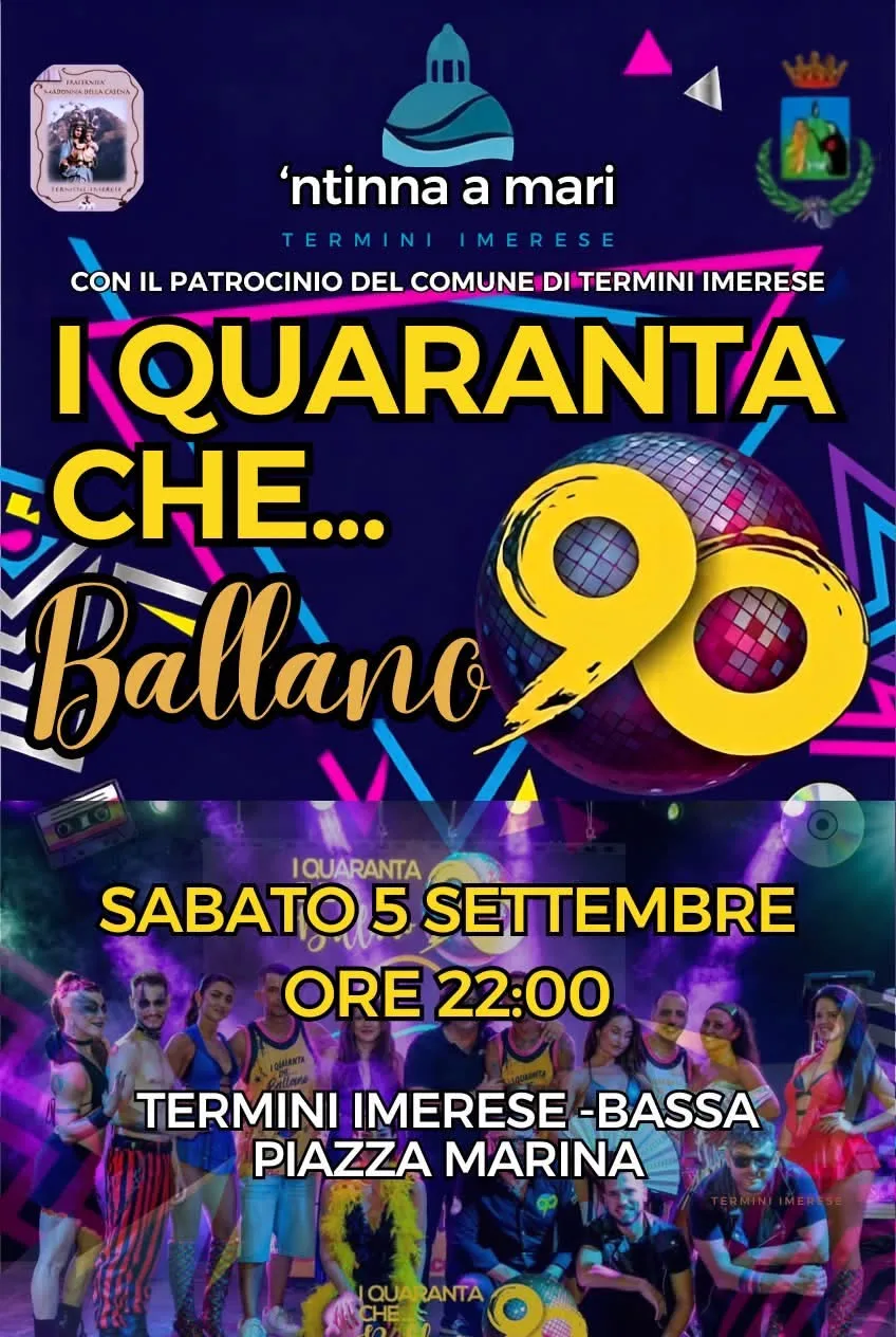 Locandina I Quaranta che... Ballano 2026 a Termini Imerese (Palermo)