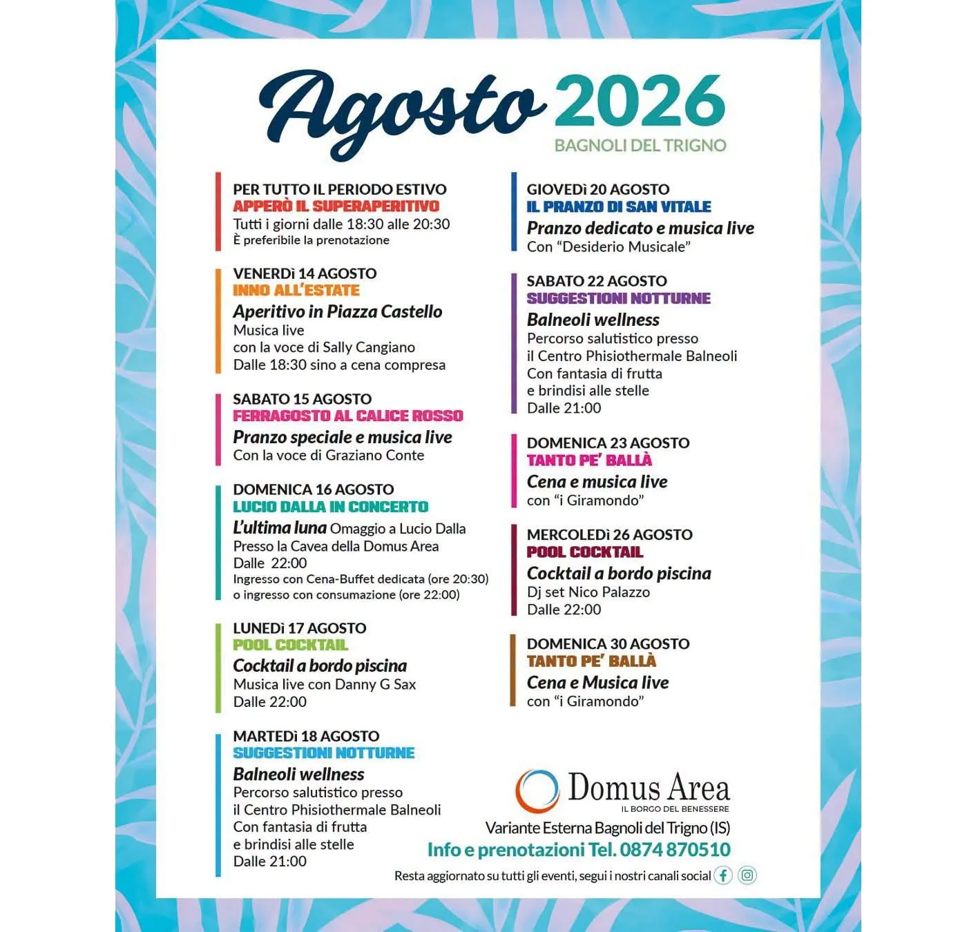 Locandina Il Pranzo di San Vitale 2026 a Bagnoli del Trigno (Isernia)