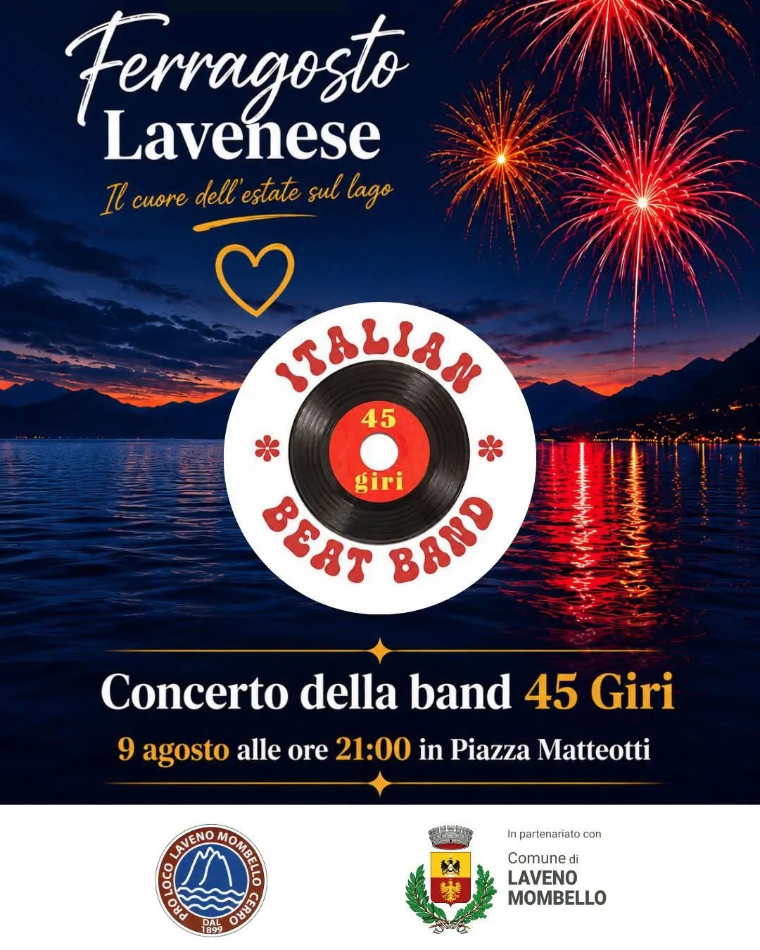 Locandina Ferragosto Lavenese 2026 a Laveno-Mombello (Varese)