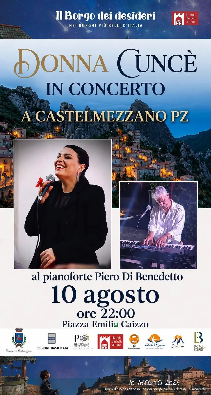 Locandina Donna Cuncè in Concerto a Castelmezzano 2026 a Castelmezzano (Potenza)
