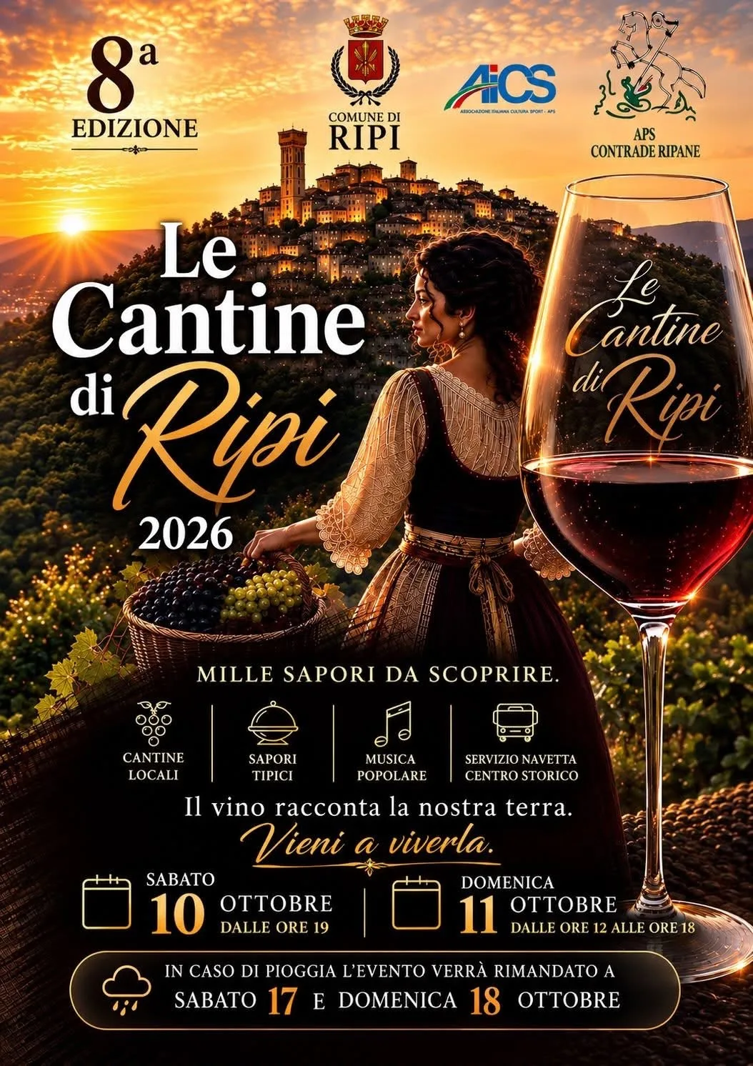 Locandina Le Cantine di Ripi — 8ª Edizione 2026 a Ripi (Frosinone)