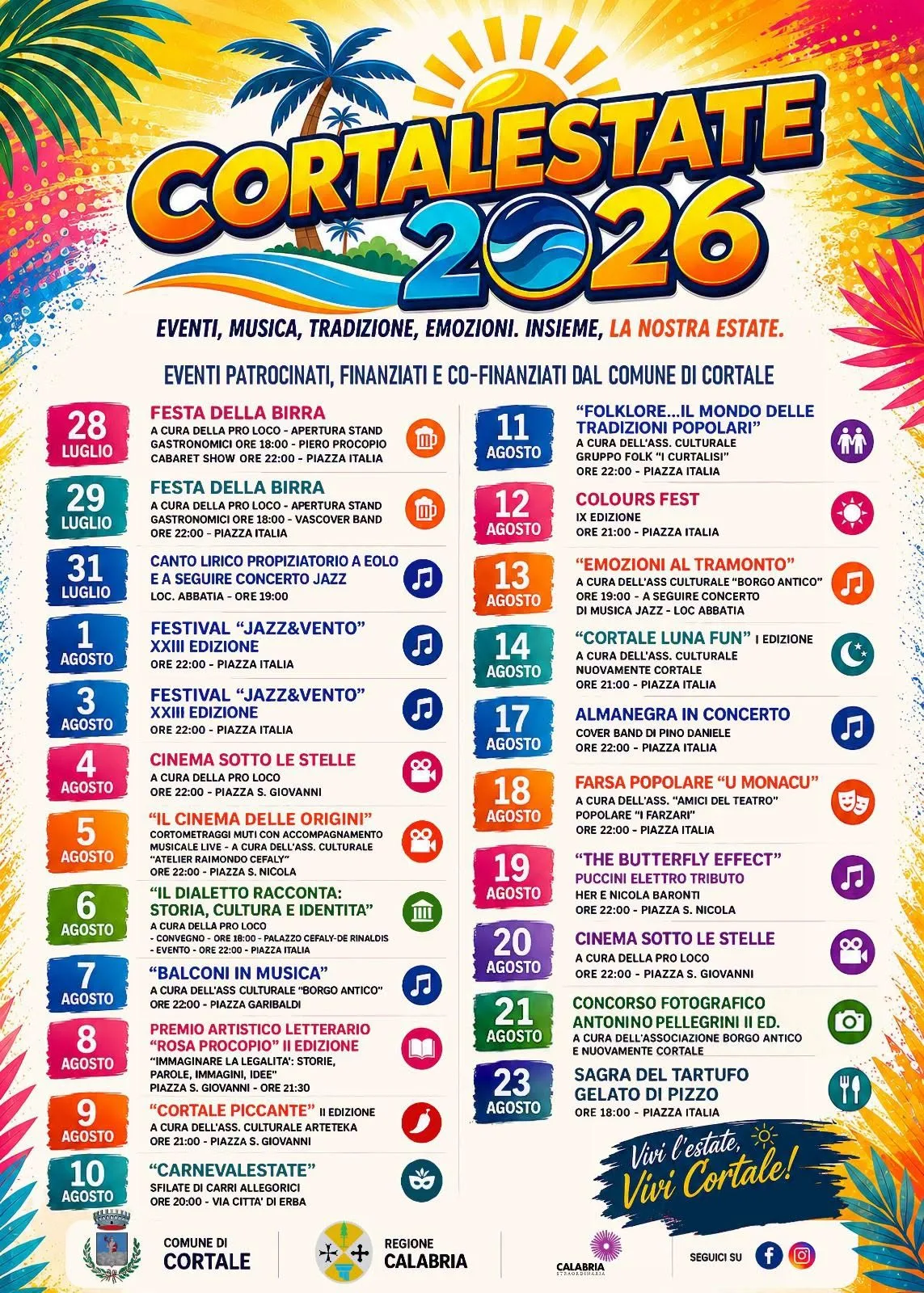 Locandina Il dialetto racconta: storia, cultura e identità 2026 a Cortale (Catanzaro)