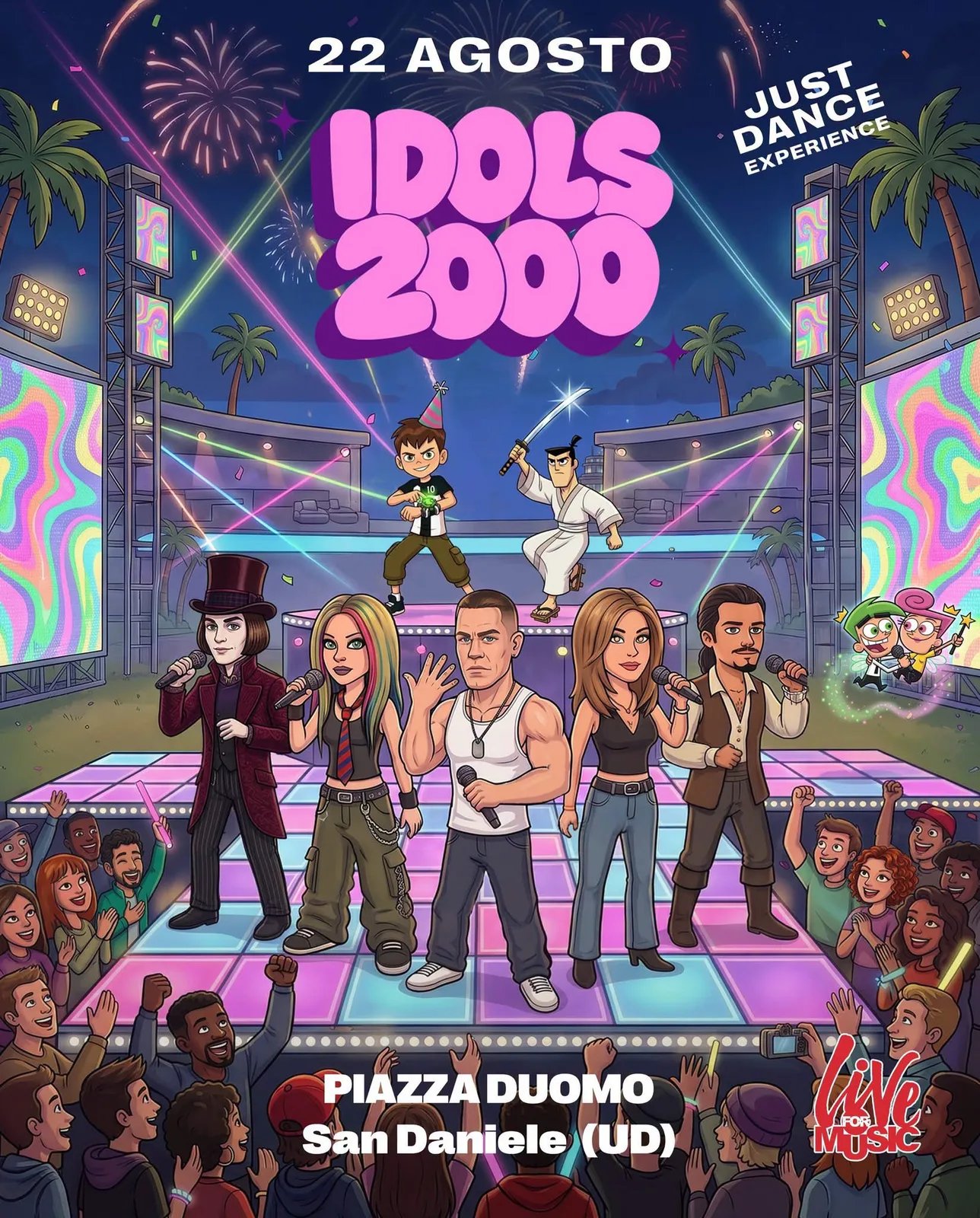 Locandina Idols 2000 2026 a San Daniele del Friuli (Udine)