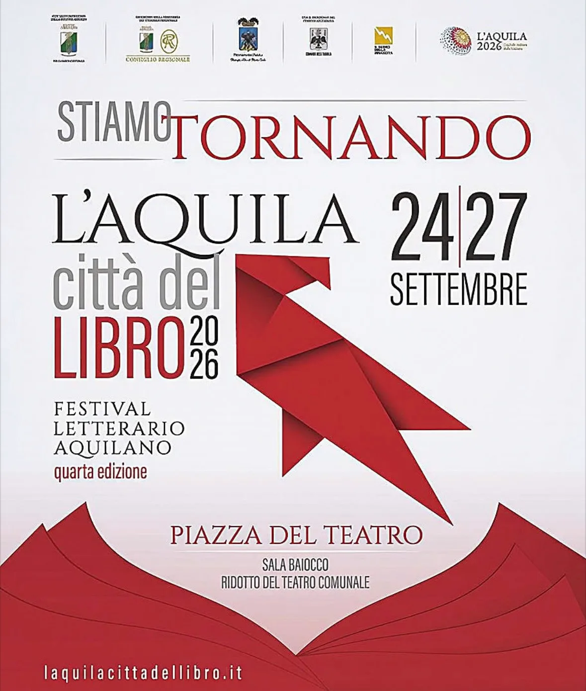 Locandina 4ª Festival Letterario Aquilano 2026 a L'Aquila (L'Aquila)