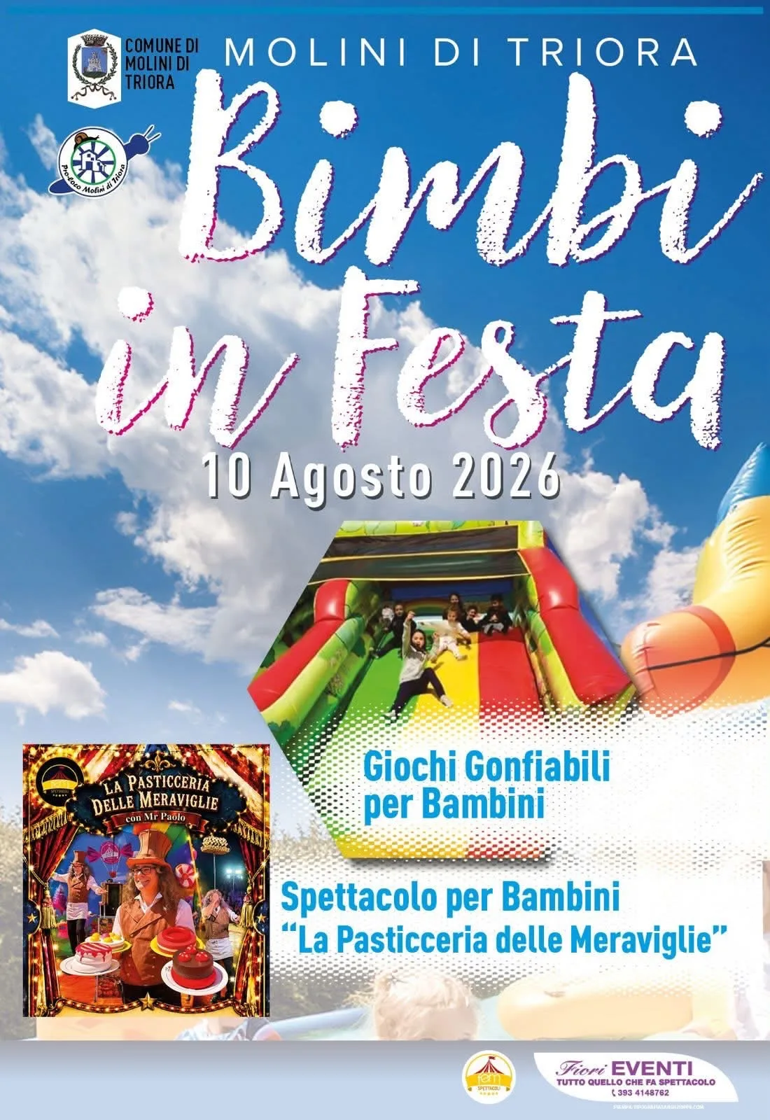 Locandina Bimbi in Festa 2026 a Molini di Triora a Molini di Triora (Imperia)