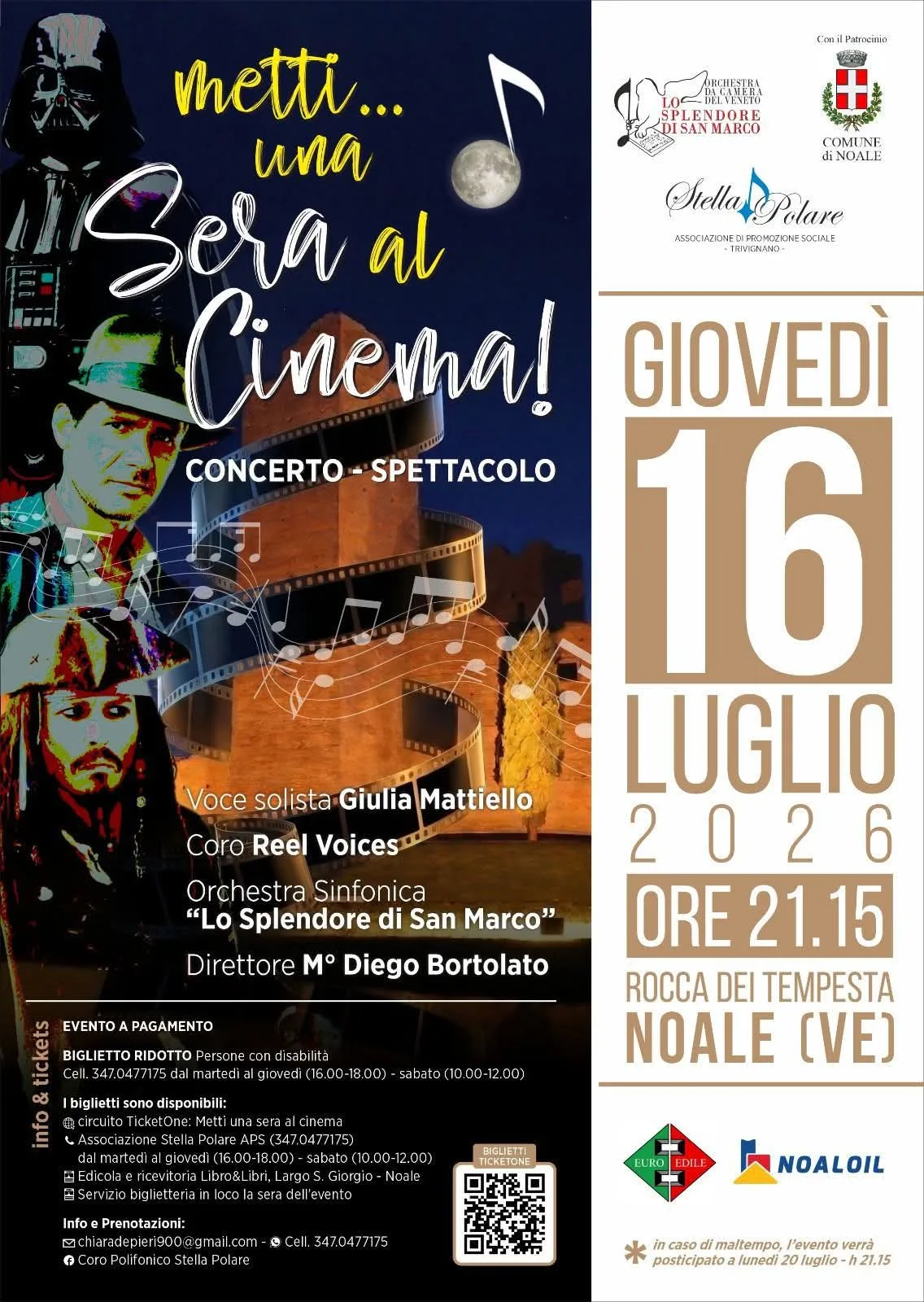 Locandina Metti... una Sera al Cinema! 2026 a Noale (Venezia)