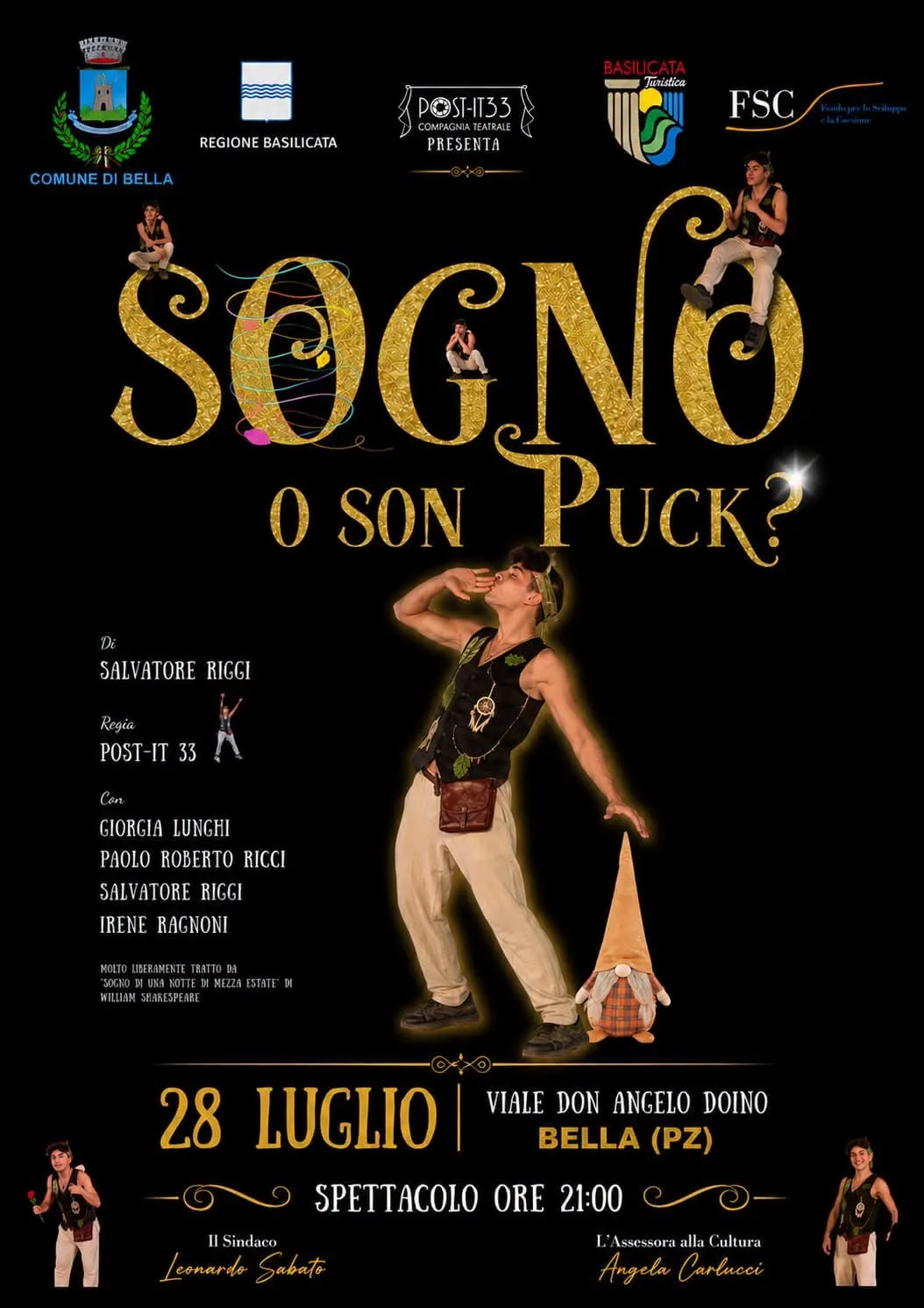 Locandina Sogno o Son Puck? 2026 a Bella (Potenza)