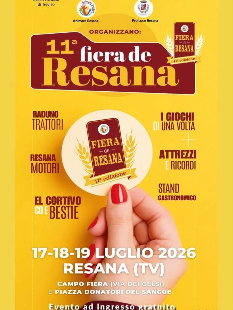 Locandina 11ª Fiera de Resana 2026 a Resana (Treviso)