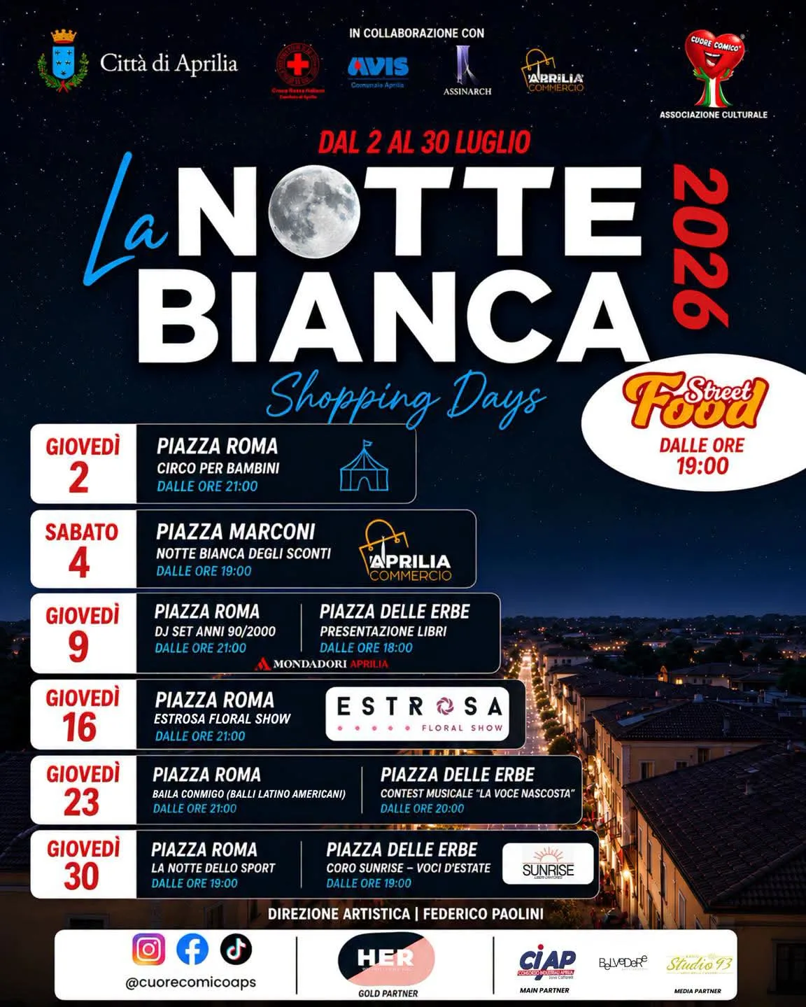La Notte Bianca 2026 Shopping Days a Aprilia