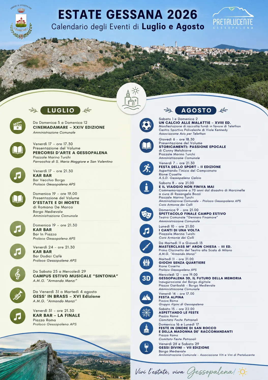 Locandina Kar Bar 2026 — Bar Vecchio Borgo a Gessopalena (Chieti)