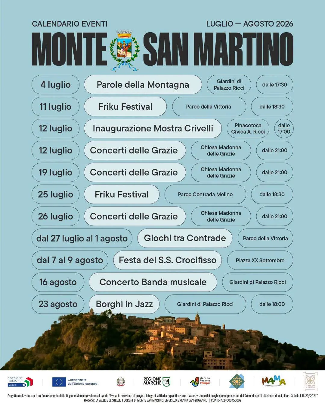 Concerti delle Grazie 2026