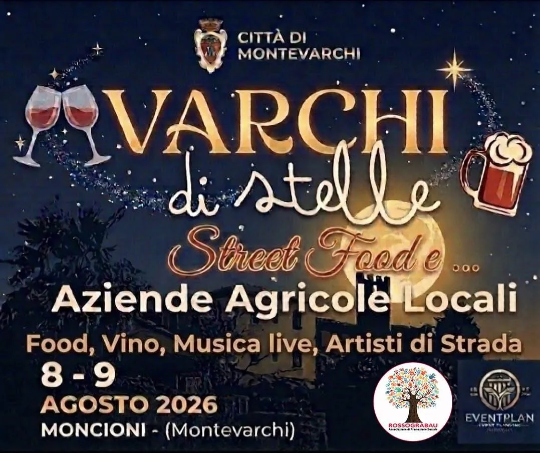 Locandina VARCHI di stelle Street Food e… 2026 a Montevarchi (Arezzo)
