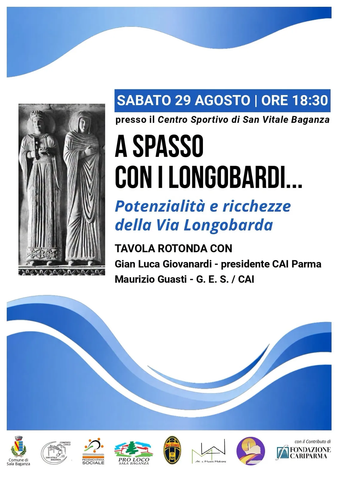 Locandina A Spasso con i Longobardi 2026 a Sala Baganza (Parma)