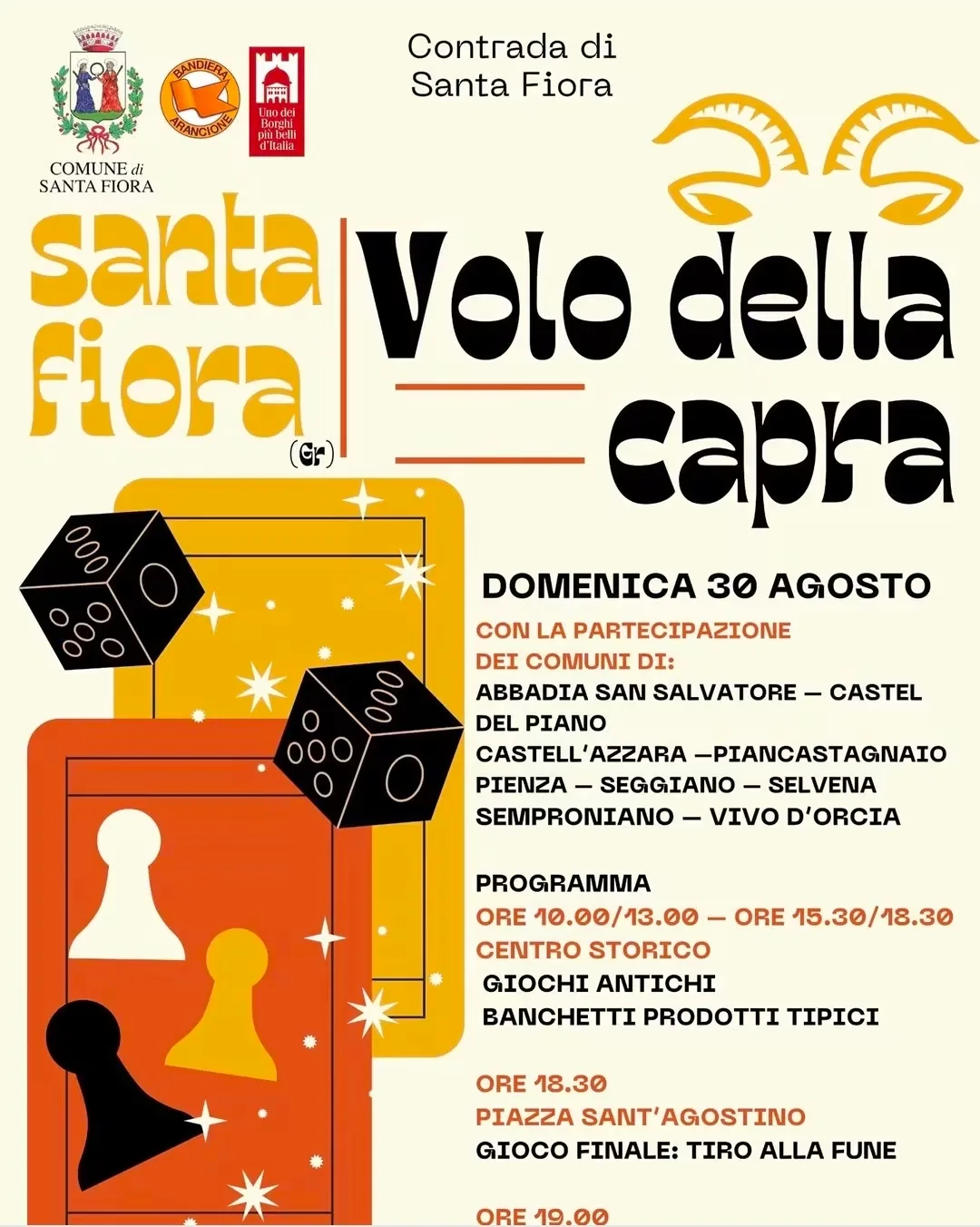 Locandina Santa Fiora Volo della Capra 2026 a Santa Fiora (Grosseto)