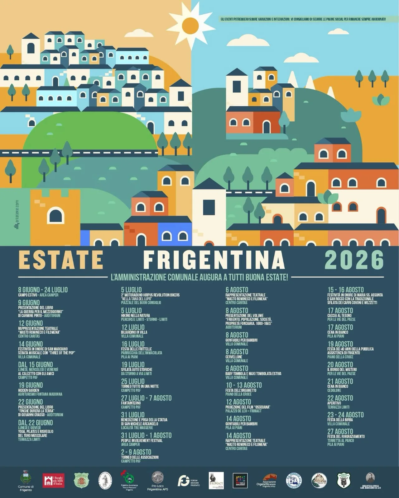 Locandina Festa dell'Organetto 2026 a Frigento (Avellino)