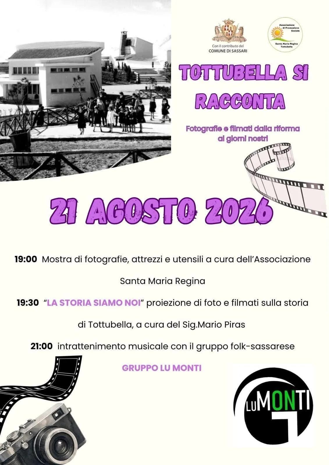 Locandina Tottubella si Racconta 2026 a Sassari (Sassari)