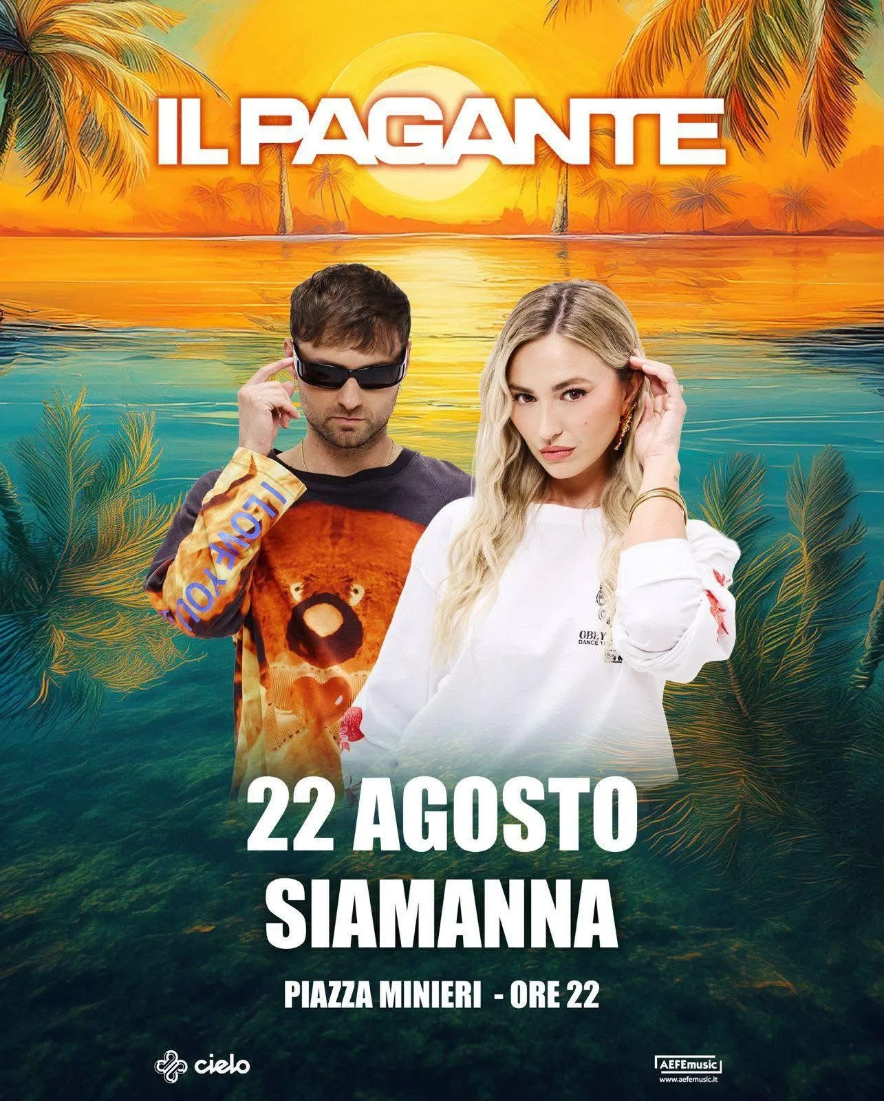 Locandina Il Pagante Live a Siamanna 2026 a Siamanna (Oristano)