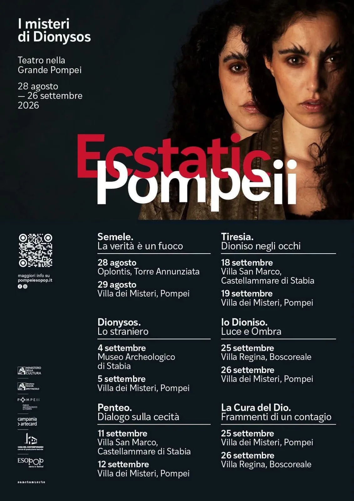 Locandina calendario eventi estate 2026 a Torre Annunziata (Napoli)