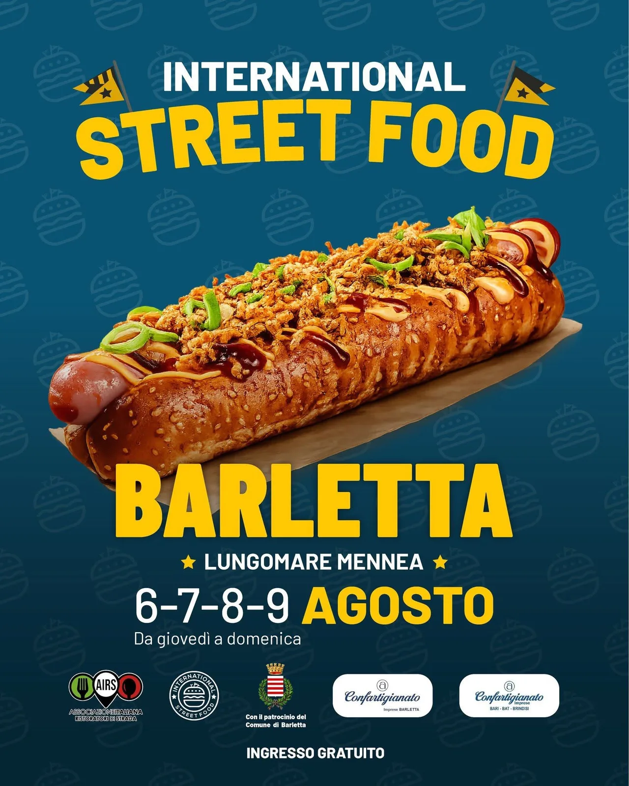 Locandina International Street Food Barletta 2026 a Barletta (Barletta-andria-trani)