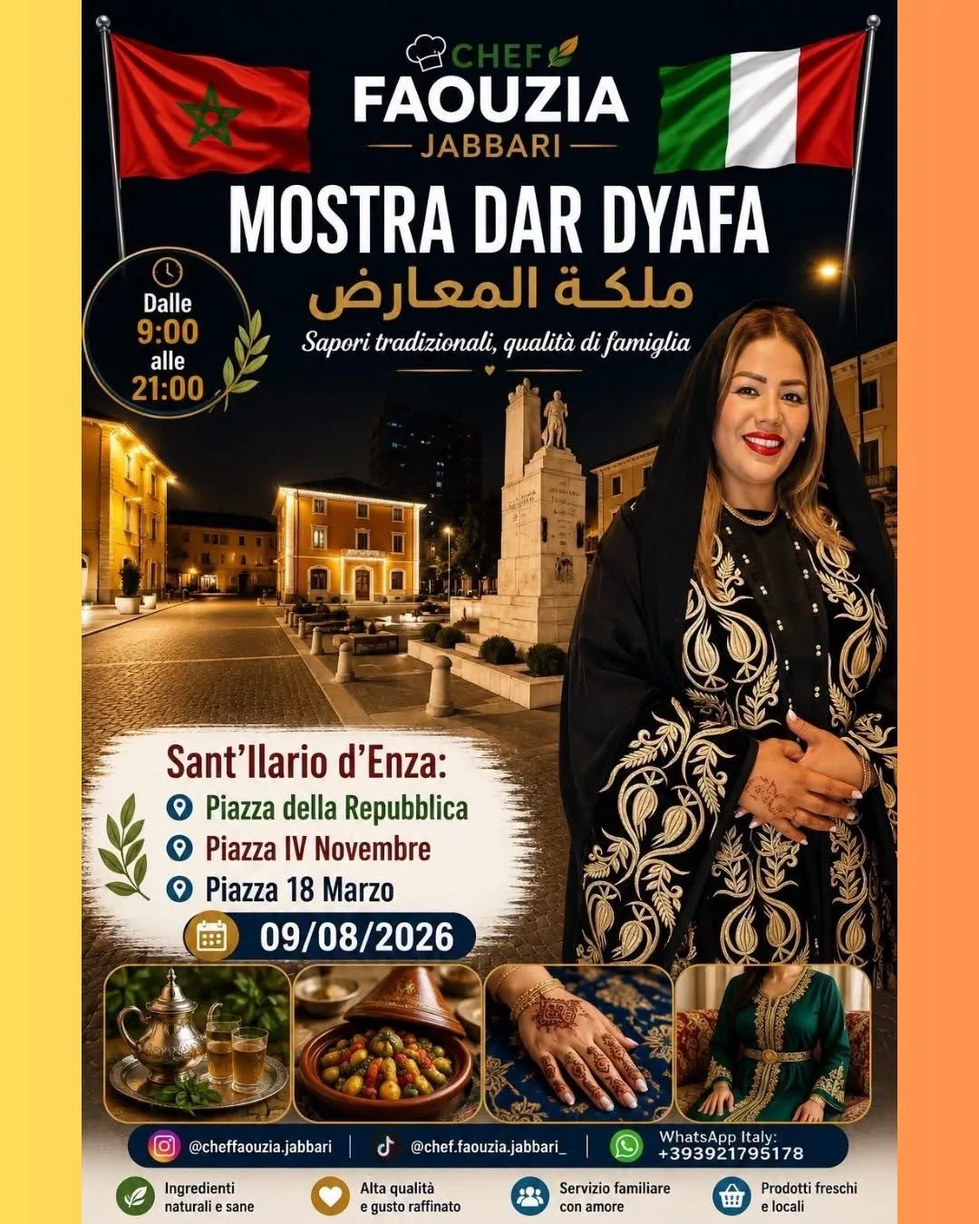 Locandina Mostra Dar Dyafa 2026 a Sant'Ilario d'Enza (Reggio nell'emilia)