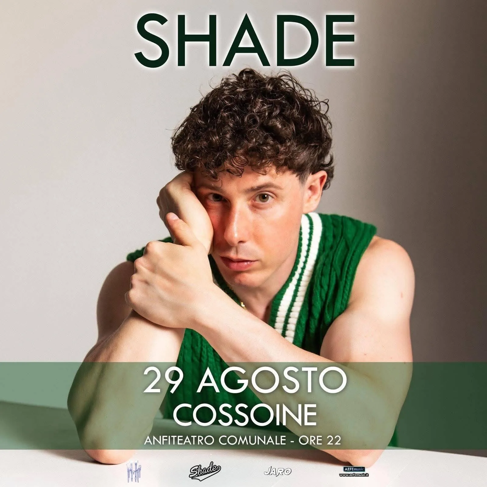 Locandina Concerto di Shade 2026 a Cossoine a Cossoine (Sassari)