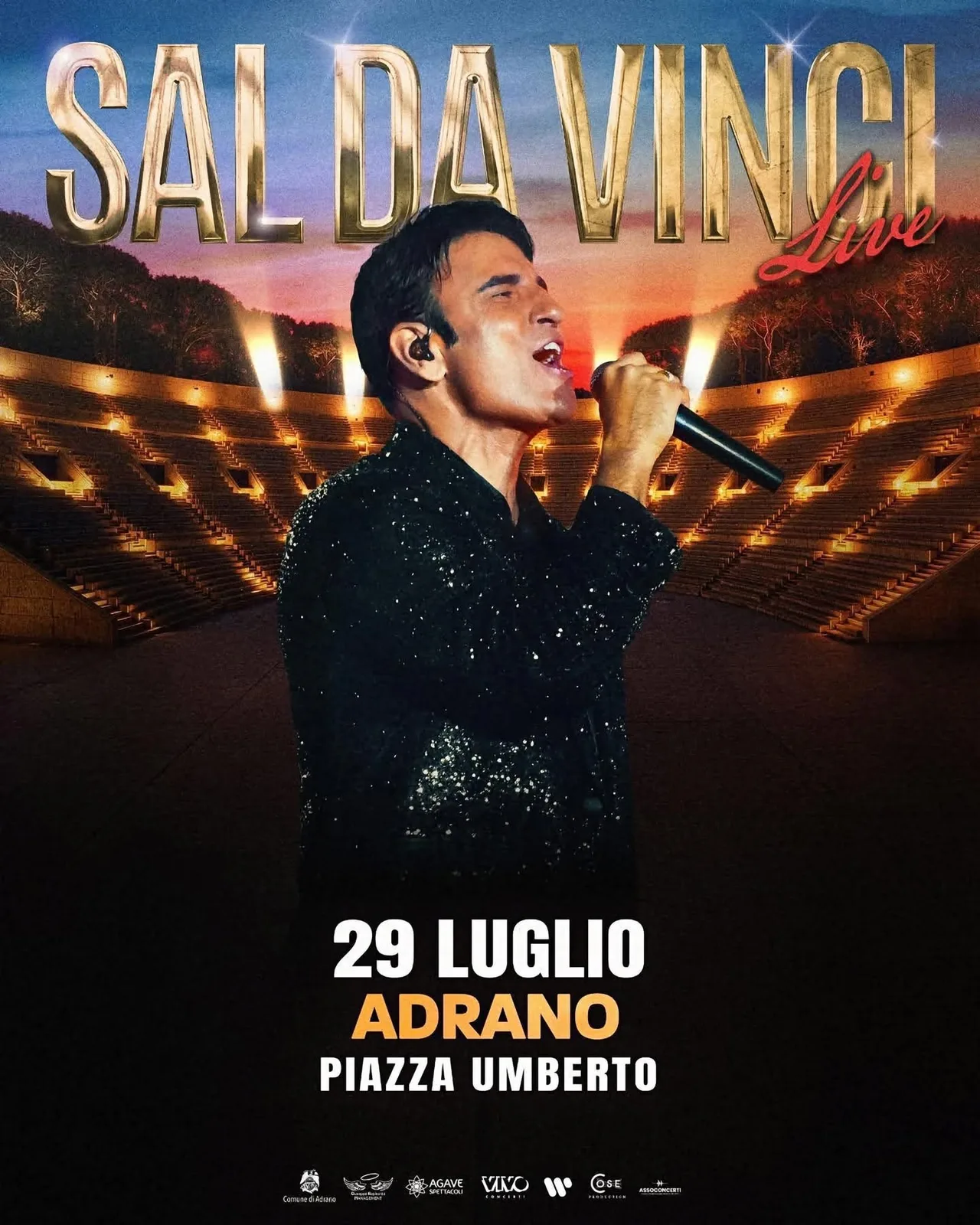 Locandina Sal Da Vinci Live 2026 a Adrano (Catania)