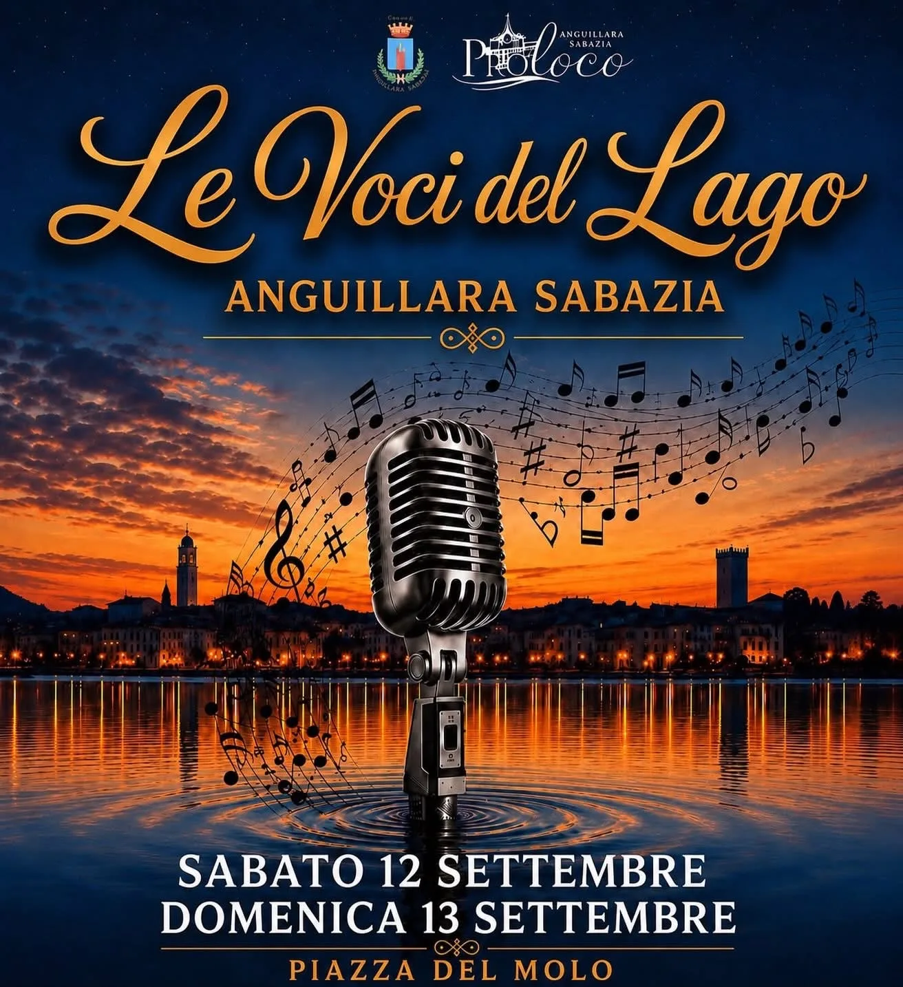 Locandina Le Voci del Lago 2026 a Anguillara Sabazia (Roma)