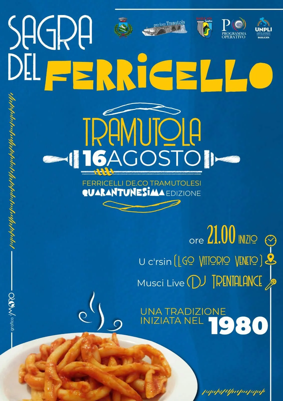 Locandina 41ª Sagra del Ferricello 2026 a Tramutola (Potenza)